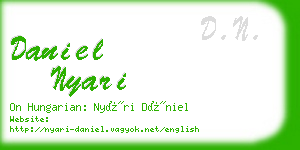daniel nyari business card